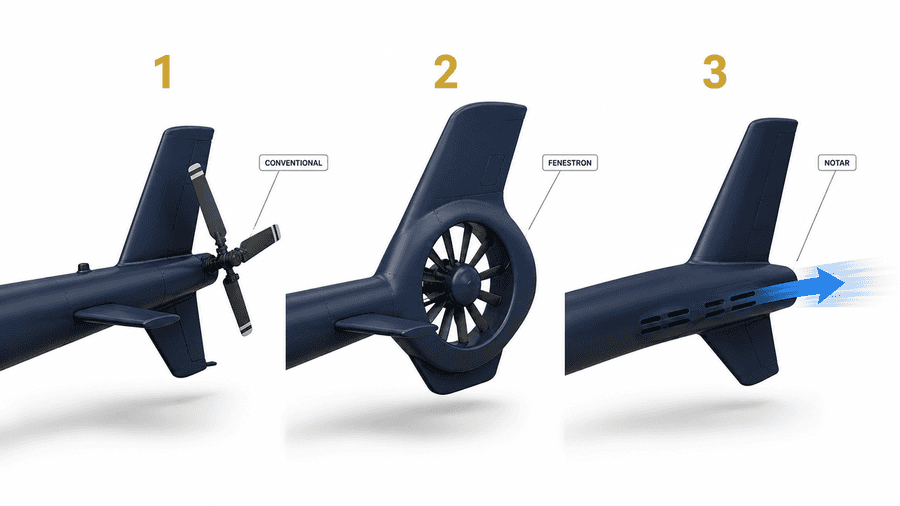 Tail rotor types
